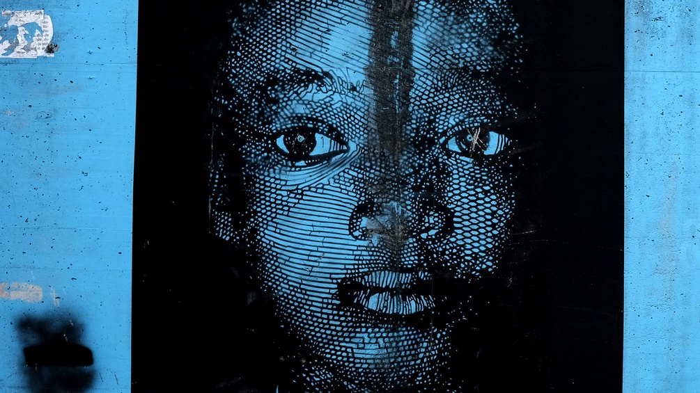 Zeichnung eines afrikanischen Kindes