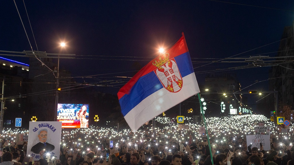 Proteste in Serbien gegen Aleksandar Vucic