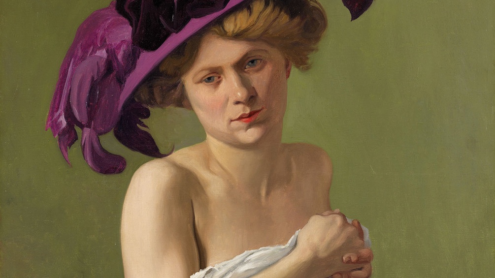 Félix Vallotton Der violette Hut, 1907