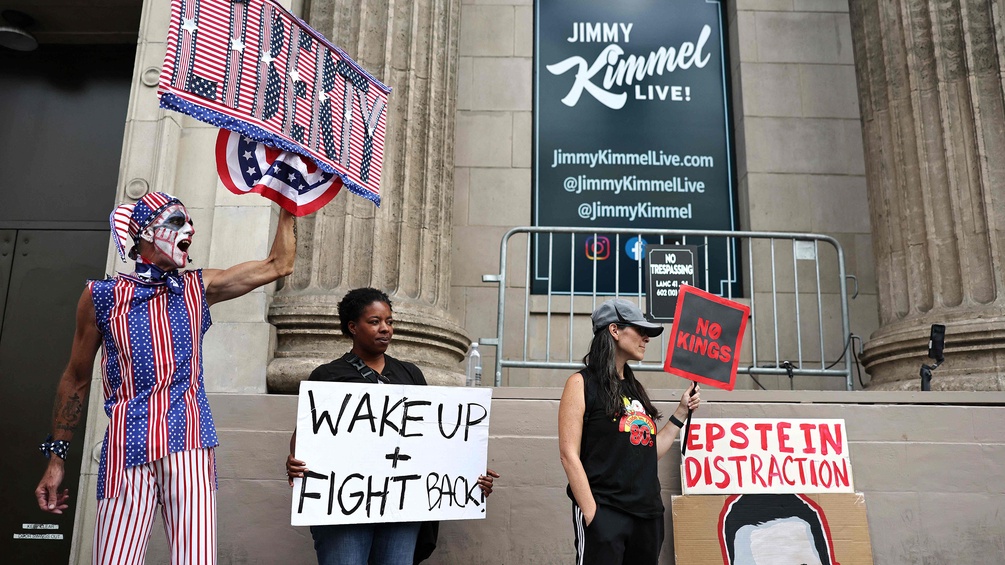 Proteste für Jimmy Kimmel
