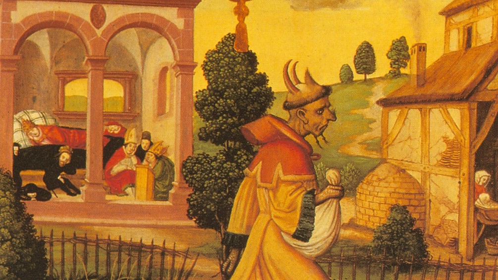 Der Unkraut säende Feind. Mömpelgarder Altar