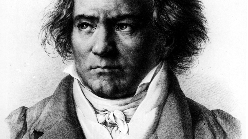 Beethoven-Lithografie (Ausschnitt) 