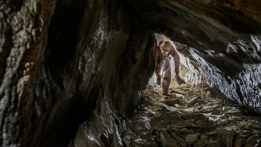 Erkundung einer Höhle