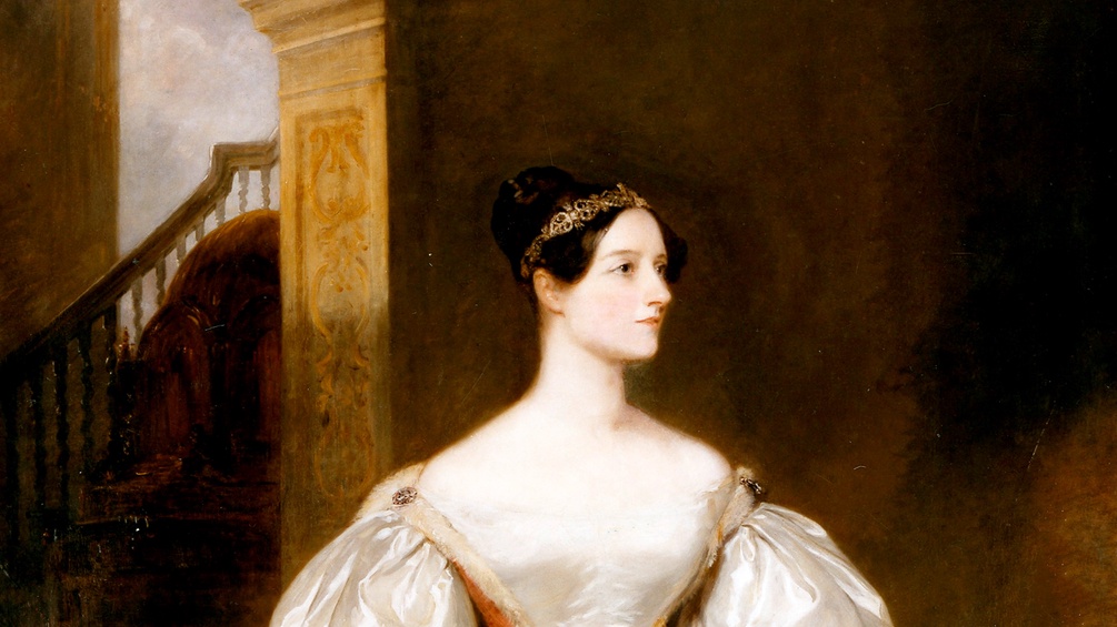 Ada Lovelace (Ausschnitt eines Gemäldes)