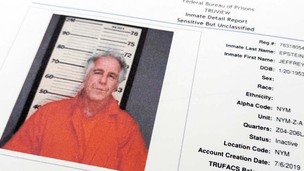 Ausdruck aus den Epstein-Files: Bild von Epstein