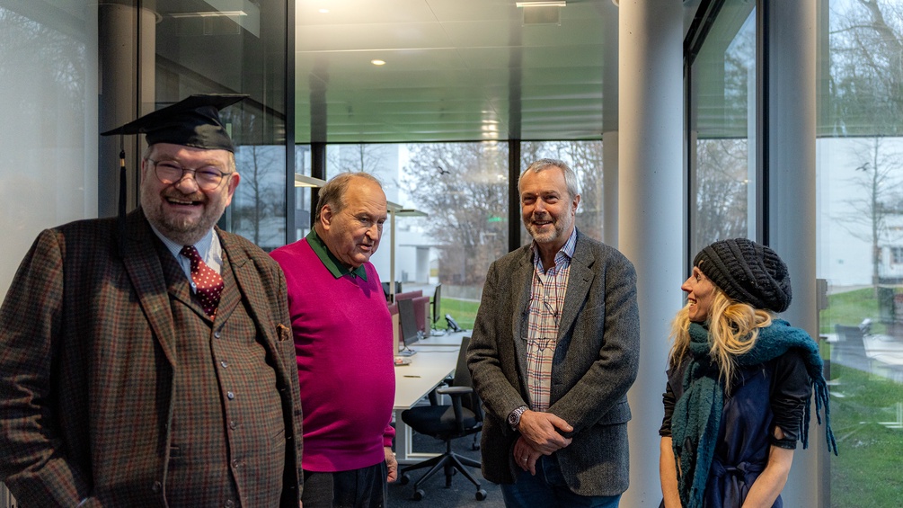 Science Arena mit Martin Haidinger und den Gästen: Schriftstellerin Sophie Reyer, der Soziologe Reinhold Knoll und der Mathematiker Markus Fulmek