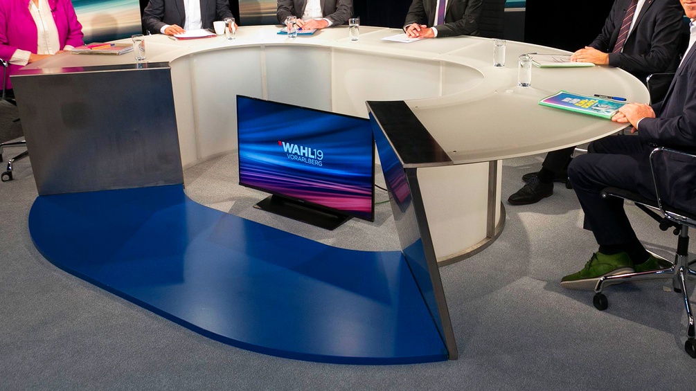 Fernseh-Pressestunde mit den SpitzenkandidatInnen zur Vorarlberger Landtagswahl