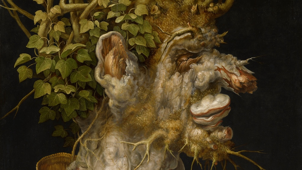 Arcimboldo, Giuseppe.1527–1593 .“Der Winter” (Ausschnitt)