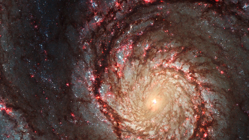 Eine Whirlpool galaxie