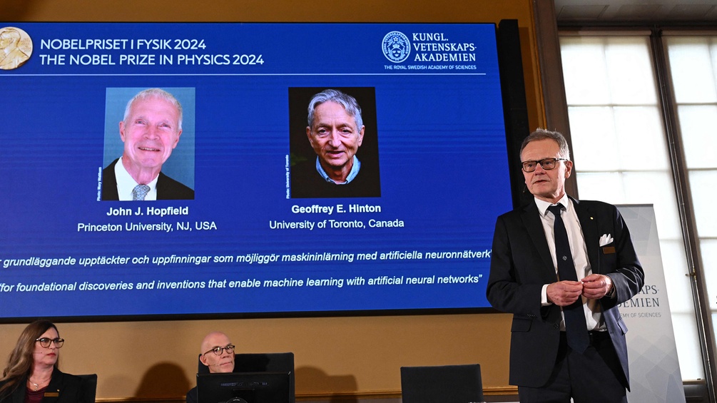 Physik-Nobelpreis 2024 an John Hopfield und Geoffrey Hinton