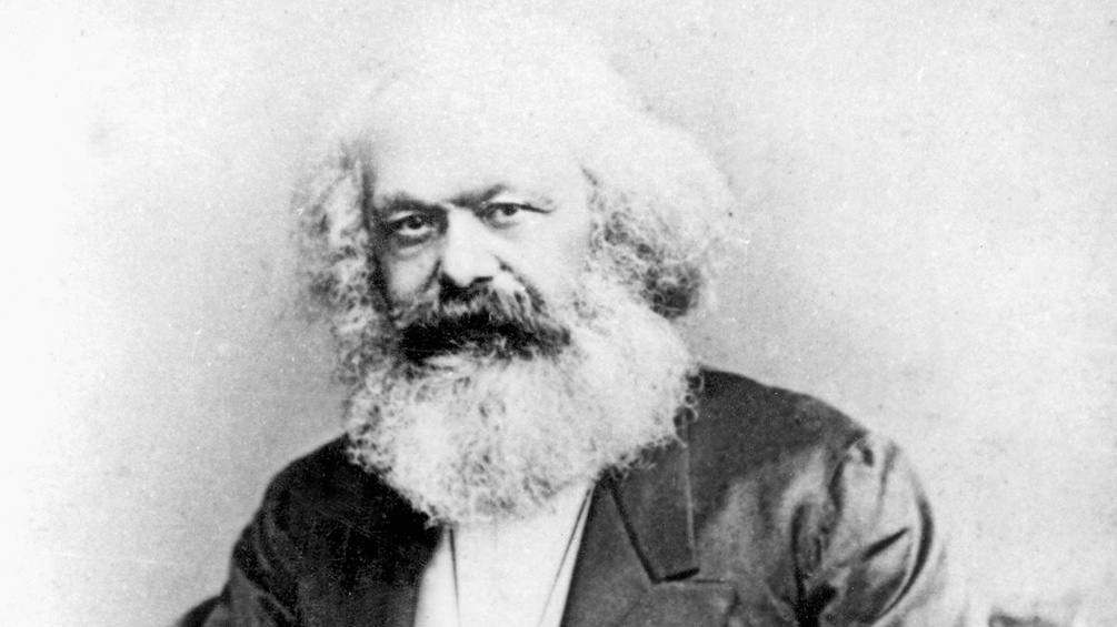 Foto von Karl Marx, 1875