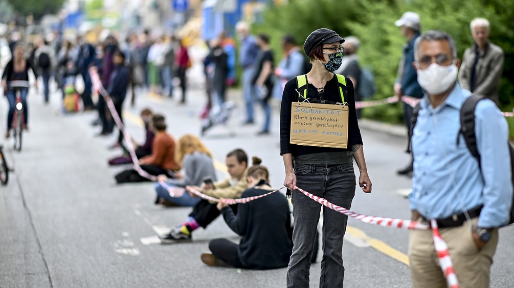 Demonstration der Unteilbar-Bewegung in Deutschland