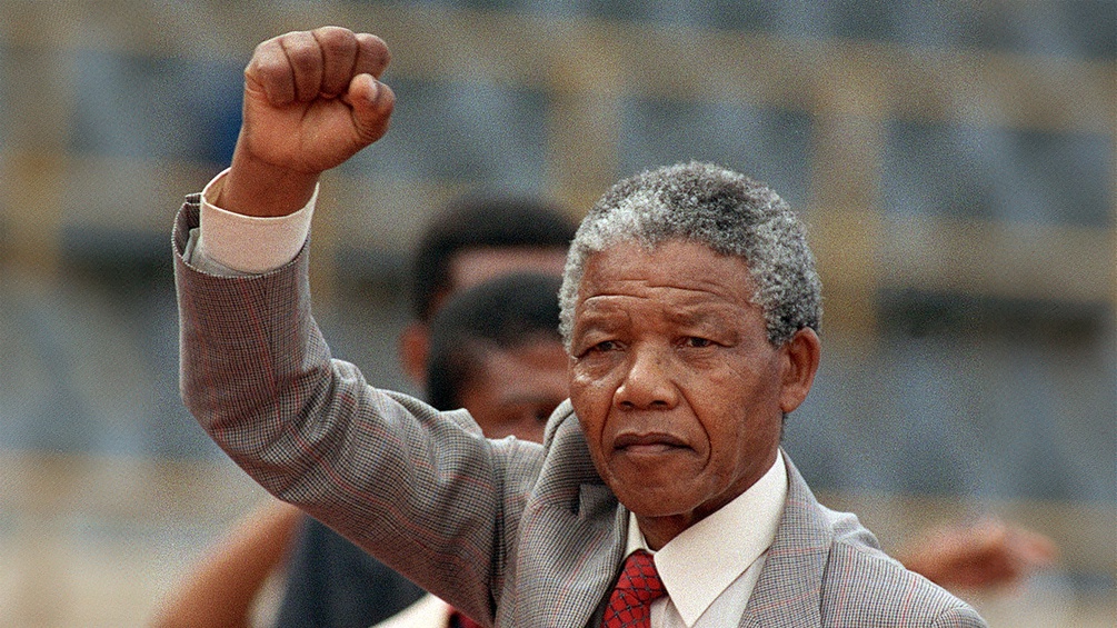 Nelson Mandela, 1990