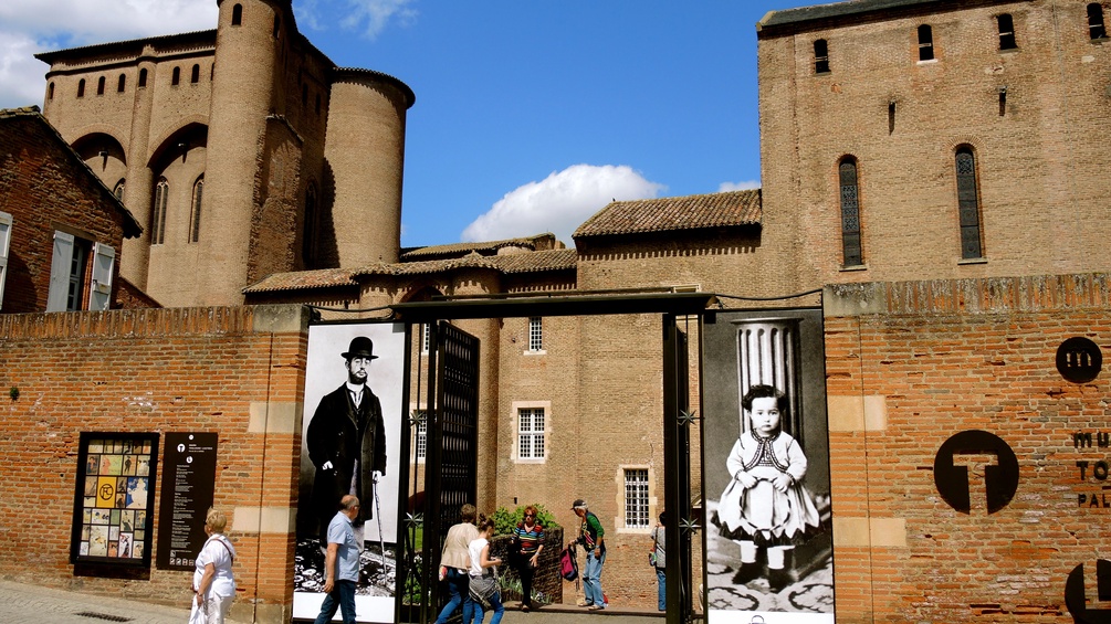 Das Musée Toulouse-Lautrec im Palais de la Berbie in Albi