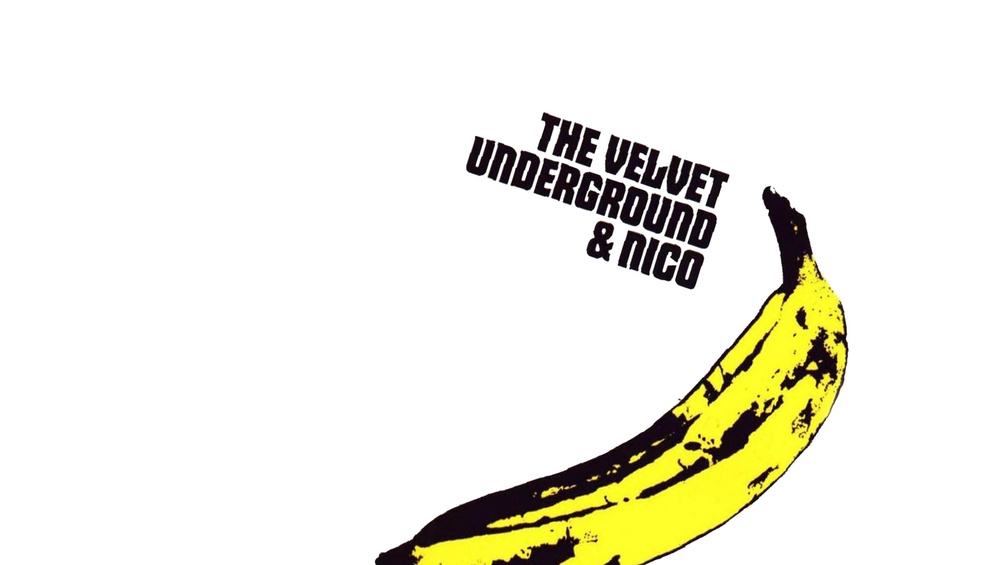 Schriftzug und gemalte Banane, The Velvet Underground and Nico