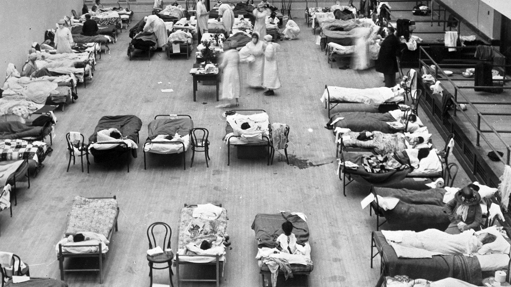 Krankenbetten, 1918