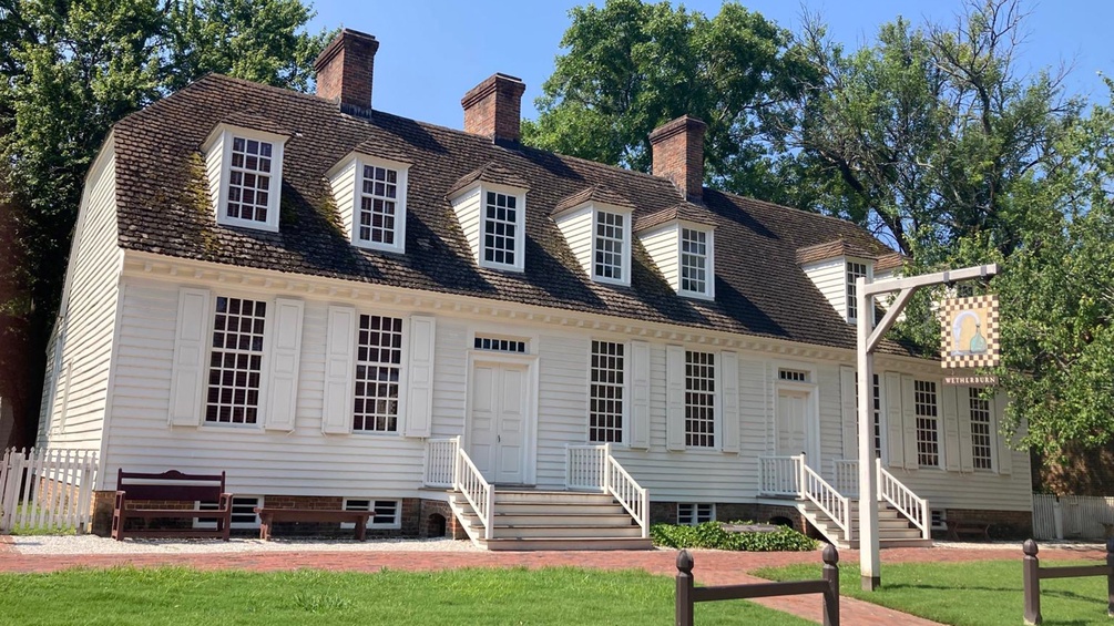 Wetherburn's Tavern ist eine historische Sehenswürdigkeit in Williamsburg, Virginia.