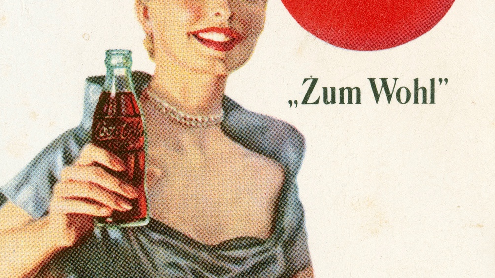 Alte CocaCola Werbung
