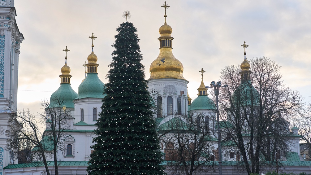 Christbaum in Kiev