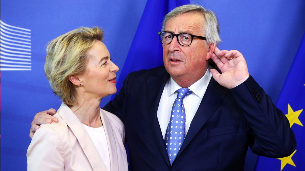 Ursula von der Leyen und Jean-Claude Juncker 