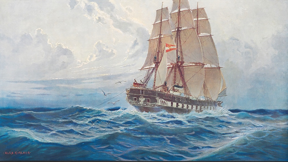 Die Fregatte 'Novara', 1857