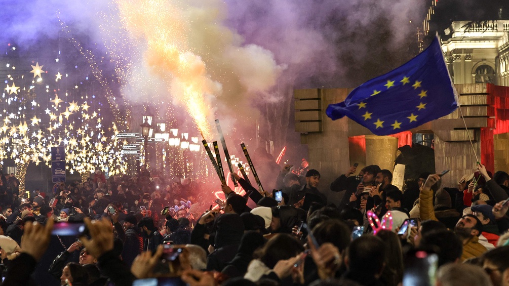 Proteste in Tiflis