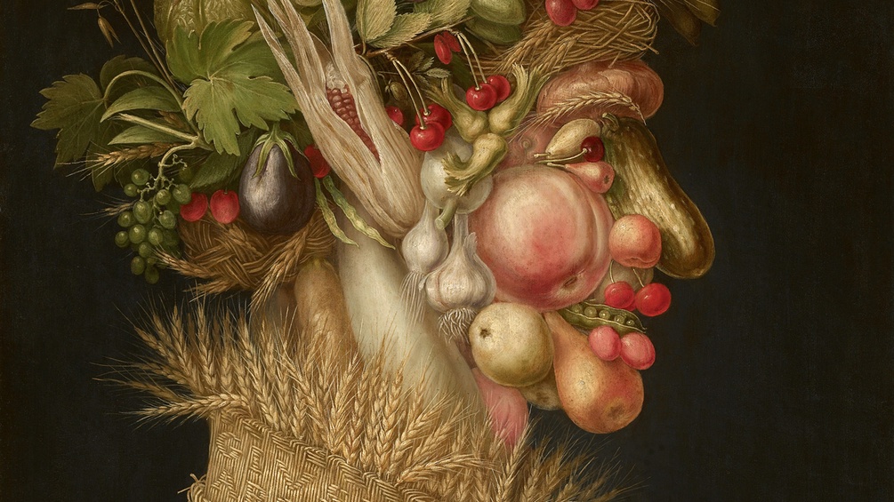 Giuseppe Arcimboldo (1526–1593): Der Sommer (Ausschnitt)