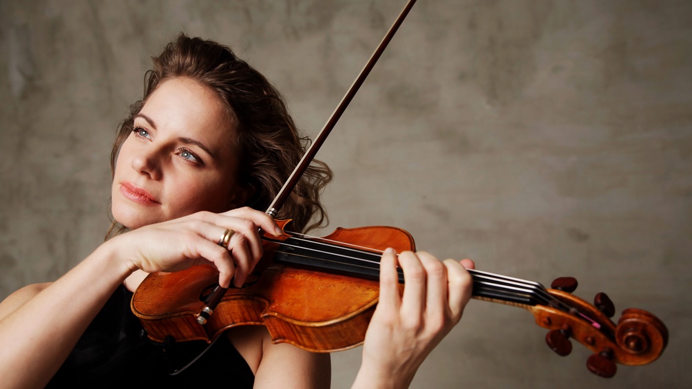 Julia Fischer mit ihrer Violine