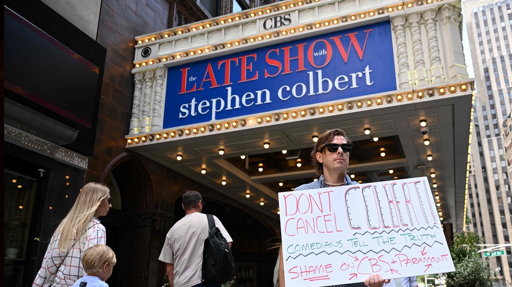 ANGELA WEISS/AFP/PICTUREDESK.COM The late Show