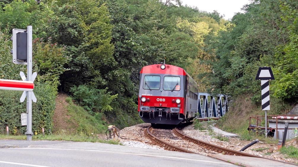 Kamptalbahn, Triebwagen, Rosenburg NÖ 