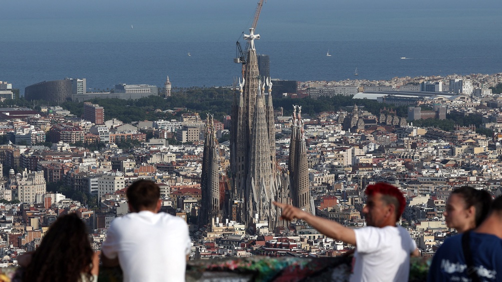 Blick auf die Sagrada Familia