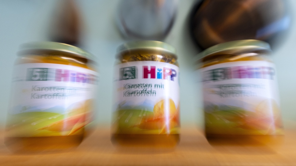 Babynahrung von Hipp in Gläschen