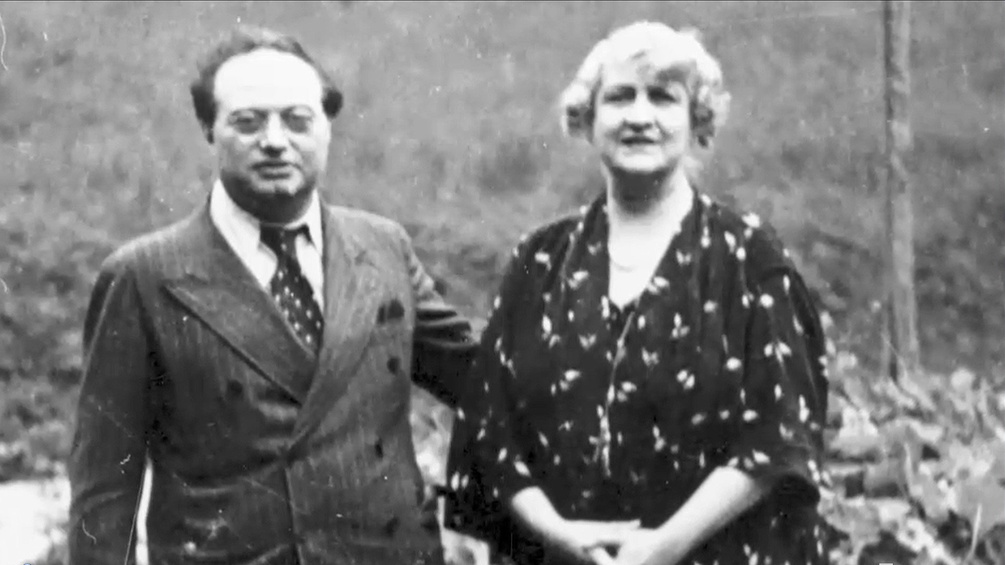 Franz Werfel und Alma Mahler-Werfel.