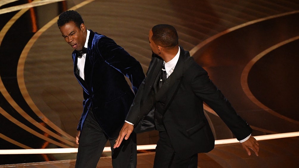 Will Smith ohrfeigt Chris Rock 
