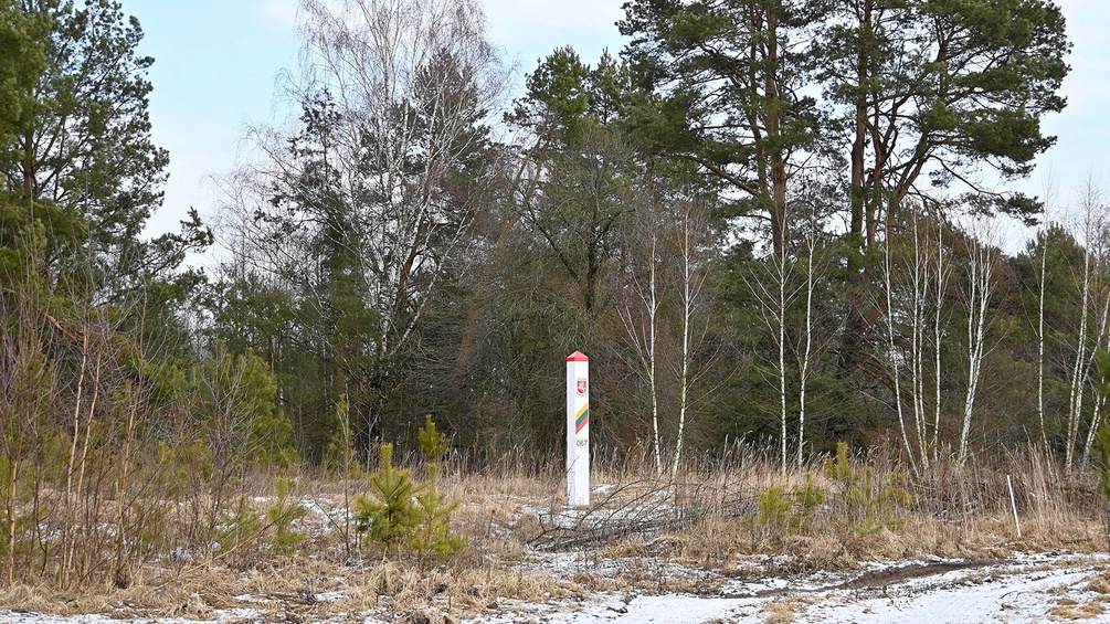 Grenze zwischen Polen und Litauen