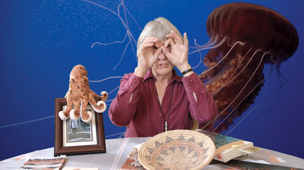 Donna Haraway, Filmstill ("Donna Haraway: Story Telling for Earthly Survival")