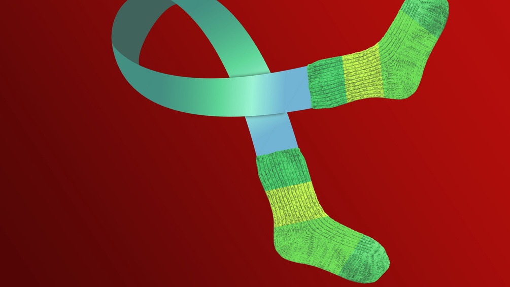 Grüne Socken, Sujet