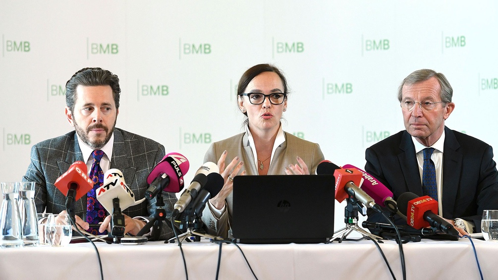 Harald Mahrer, Sonja Hammerschmid und Wilfried Haslauer