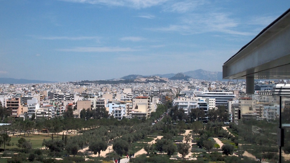 Blick über Athen