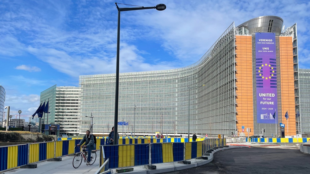 Straßensituation in Brüssel