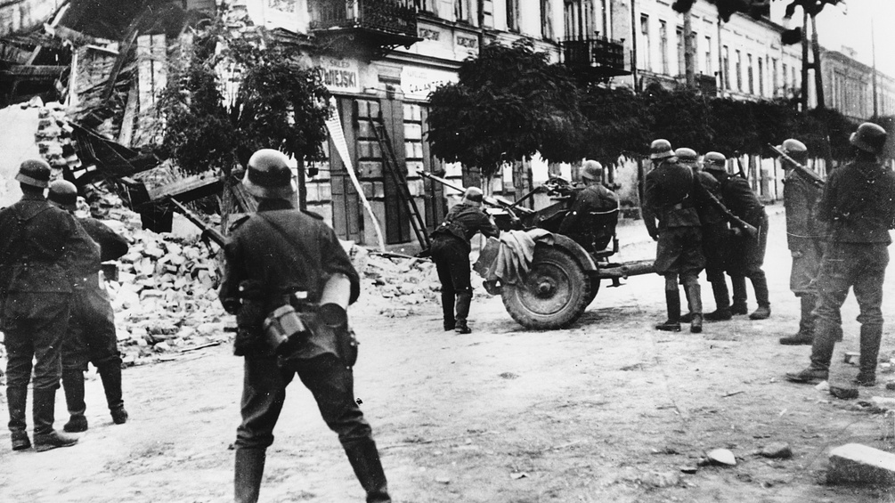Deutsche Soldaten in Warschau, 1939