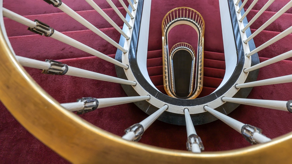 Stiegenhaus der Leipziger Oper