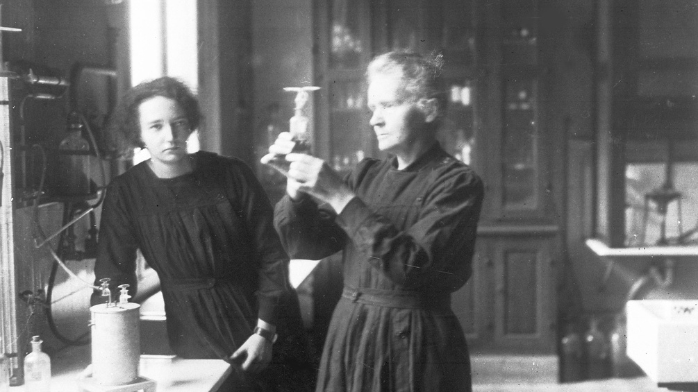 Marie Curie und Tochter