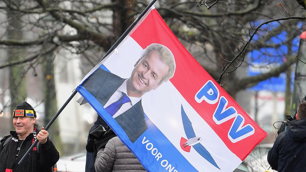 Geert-Wilders-Fahne