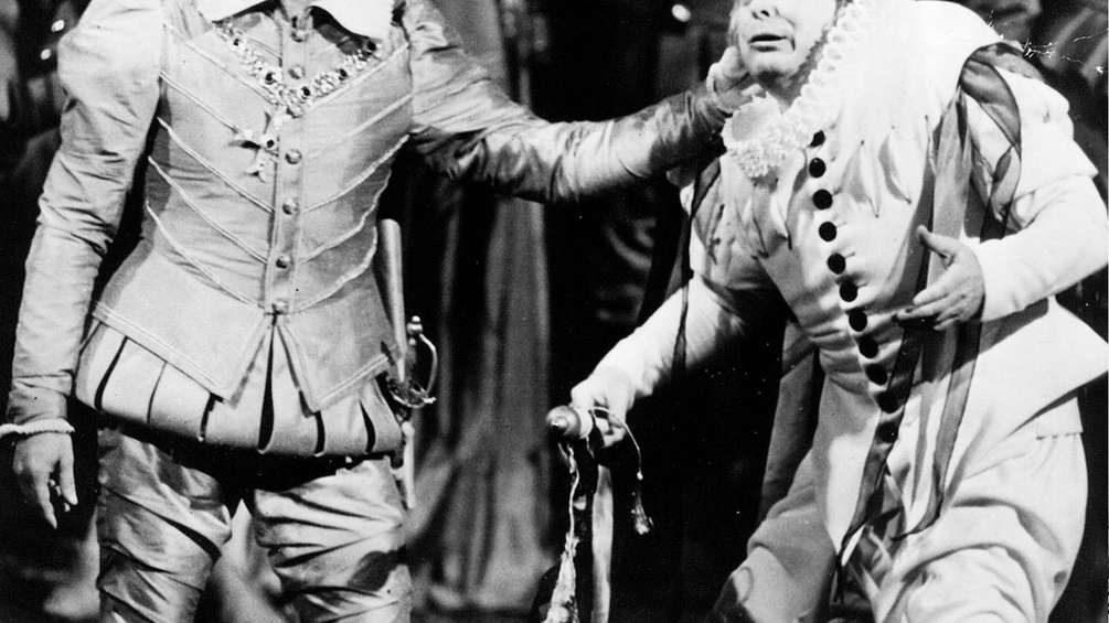 Eine Aufführung von Giuseppe Verdis Rigoletto um 1976