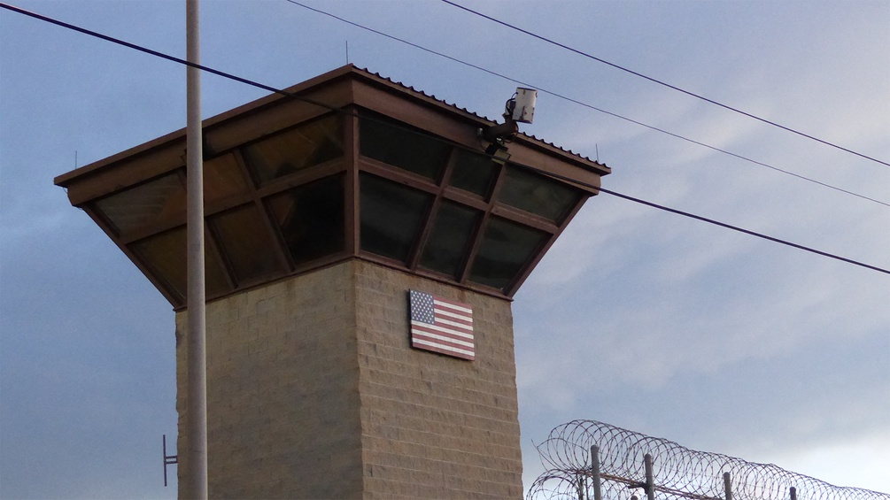 Wachturm im US-Gefängnis in Guantanamo