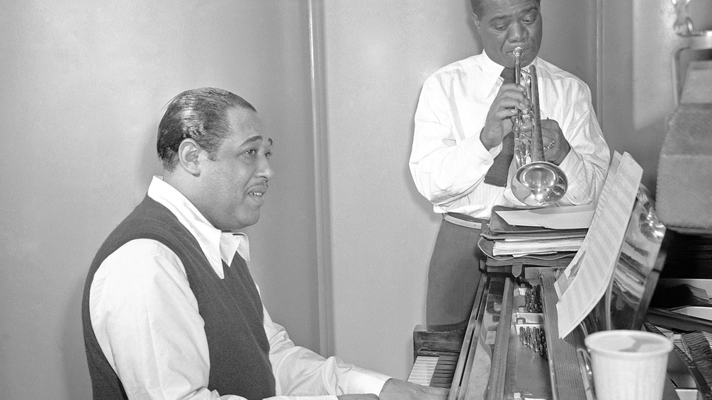 Duke Ellington und Louis Armstrong