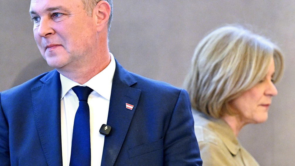 Andreas Babler und Ingrid Thurnher