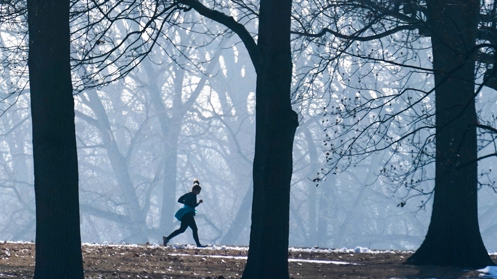 AP/MATT ROURKE Trailrunnerin