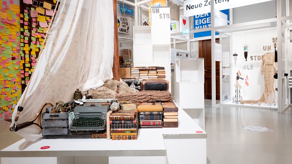 Unstoppable! im hdgö: "Eurovision Song Contest als Zeitgeschichte", Ausstellungsansicht